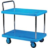 Servierwagen mit 2 Kunststoffplatten - Tragfähigkeit 300 kg - PP2/300 von MATISÈRE