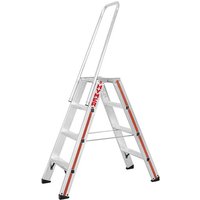 Matisère - Stehleiter 2x4 Stufen - Maximale Arbeitshöhe 2.45m - 807408 von MATISÈRE