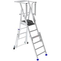 Stehleiter 3 bis 5 Stufen - Maximale Arbeitshöhe 3.00m - PIRC100PS von MATISÈRE