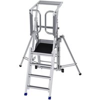 Stehleiter 4 bis 6 Stufen - Maximale Arbeitshöhe 3.46m - PIRC150RSD-PS von MATISÈRE