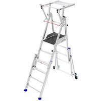 Matisère - Stehleiter für Treppen de 3 bis 4 Stufen - Maximale Arbeitshöhe 2.96m - PIRC100 von MATISÈRE