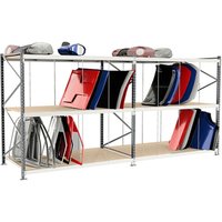 Stoßstangengestell mit 3 Ebenen - nächstes Element - hxlxp: 2000x2000x1800mm - Nur mit einem Startmodul verwendbar - RAYOC/3N/2020/S von MATISÈRE