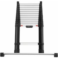Matisère - Teleskopleiter 4.10m mit Stabilisatorstange - Stufen 80mm breite - maximale Arbeitshöhe 4.90m - TEL-72241BARR von MATISÈRE