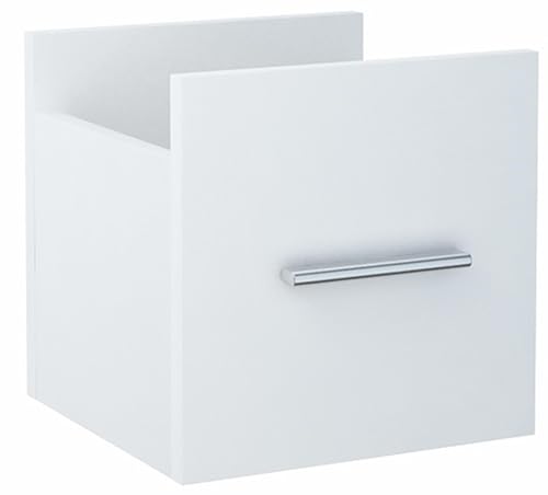 MATKAM Schublade MODUS, B34,6 x H34,6 x T27,5 cm, Elegantes Design, robustes Laminat, perfekt für MODUS Standregale (Weiß) von MATKAM