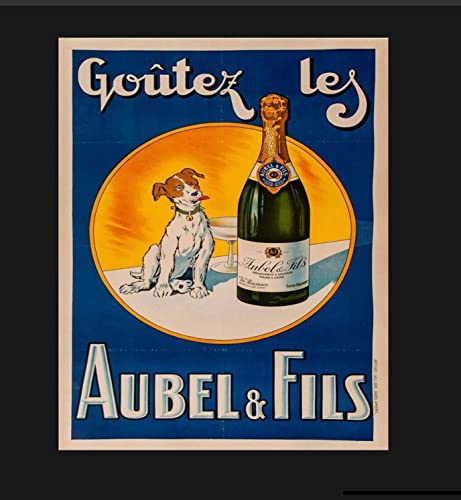 MATLPATS Vintage French Champagne Ad Metallschild Cognac Schild French Sign Retro Wandschild 20,3 x 30,5 cm MATLPATS Vintage French Champagne Ad Metallschild Cognac Schild French Sign Retro Wandschild 20,3 x 30,5 cm von MATLPATS