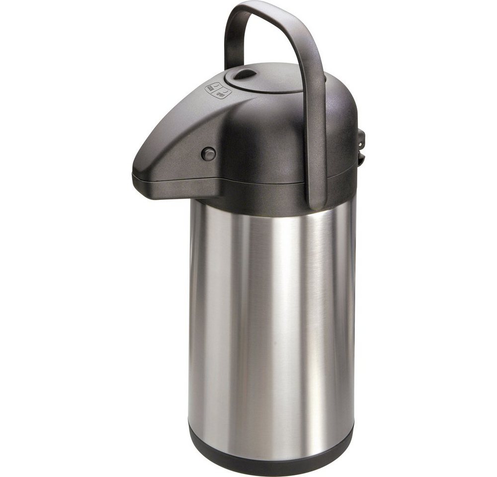 MATO interpräsent Isolierkanne MATO interpräsent Thermokanne Edelstahl (gebürstet), Schwarz 1.9 l 41, 1.90 l von MATO interpräsent