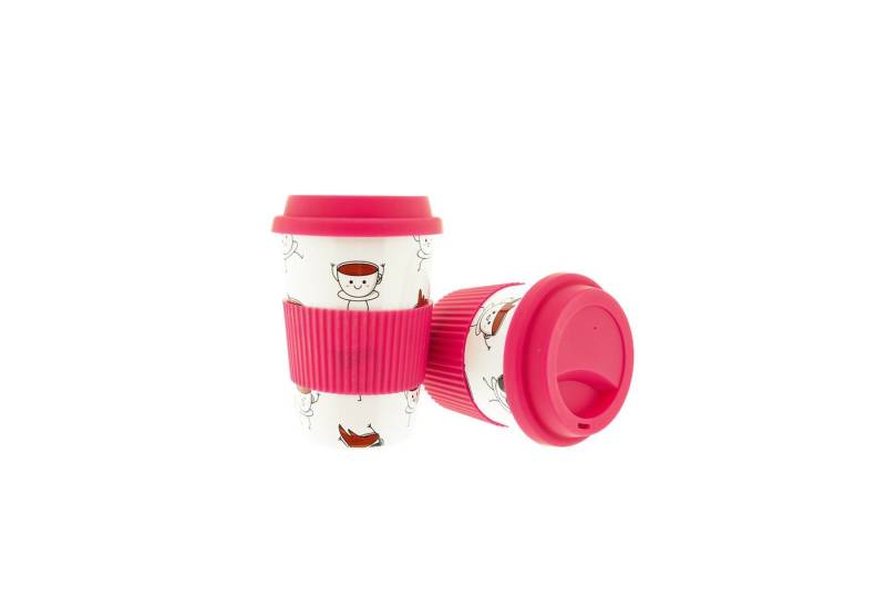 MATO Coffee-to-go-Becher Kaffeebecher To Go, Porzellan Coffee to go Becher mit Deckel 250ml von MATO
