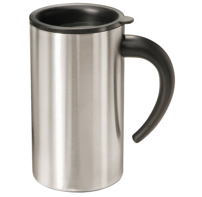 MATO Thermobecher Isolierbecher 0,28l mattierter Edelstahl doppelwandig thermoisoliert von MATO