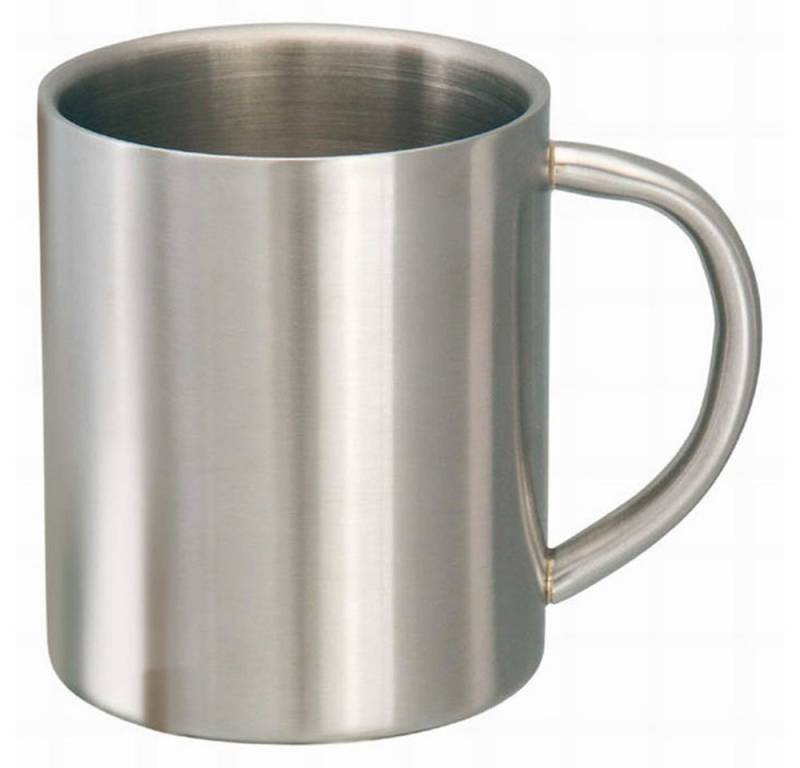 MATO Thermobecher Isolierbecher 0,3l mattierter Edelstahl doppelwandig thermoisoliert von MATO