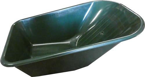 MATRIX Schubkarrenmulde Wanne Ersatzwanne Ersatzmulde PP-Mulde 100L Grün von MATRIX