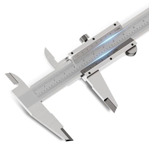 Messschieber 150mm, Spritzwassergeschützt und staubdicht, Präzises Messwerkzeug für Haushalt, Werkstatt & Industrie, Robuste Metall-Schublehre von MATSOONY