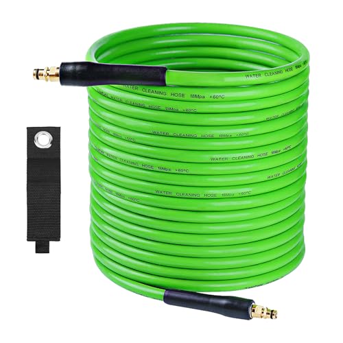 Hochdruckreiniger Schlauch für Kärcher, 20M Jet Washer Verlängerungsschlauch mit Klick-Typ Stecker Schnellanschluss, grüner Ersatzschlauch für Kärcher K2 K3 K4 K5 K7 Verlängerungsschlauch Ersatzteile Hochdruckreiniger Schlauch für Kärcher, 20M Jet Washer Verlängerungsschlauch mit Klick-Typ Stecker Schnellanschluss, grüner Ersatzschlauch für Kärcher K2 K3 K4 K5 K7 Verlängerungsschlauch Ersatzteile von MATXREE