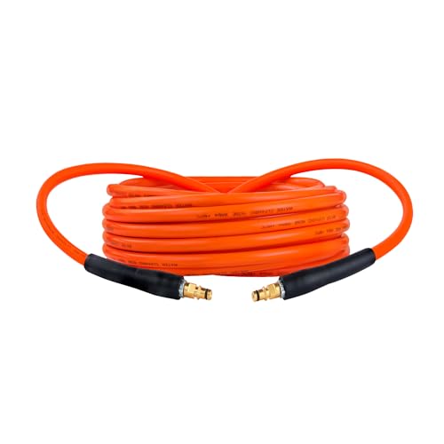 MATXREE 10 m Hochdruckreiniger-Ersatzschlauch für Kärcher K-Serie Hochdruckreiniger K2 K3 K4 K5 K6 K7 Click-Stecker Schnellverbinder (10) Orange von MATXREE