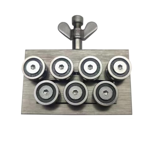 Manuelles Kabel mit 7 Rädern, Glätteisen, 1–2,5 mm/0–1,0 mm, Kupfer, Edelstahl, Eisendraht, Glättmaschine (1–2,5 mm (U-Schlitz)) von MATYASIGO
