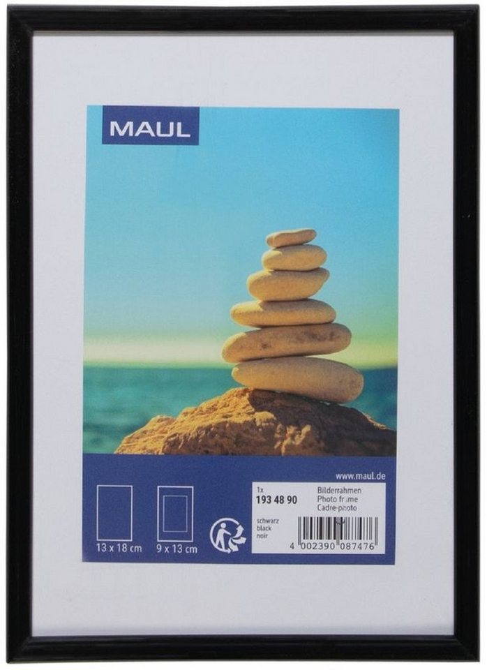 MAUL Bilderrahmen Bilderrahmen Maulart Kunststoff / Kunststoffglas 12,2x17,2cm schwarz MAUL Bilderrahmen Bilderrahmen Maulart Kunststoff / Kunststoffglas 12,2x17,2cm schwarz von MAUL