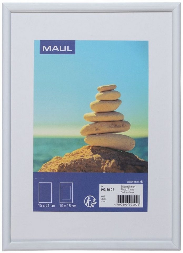 MAUL Bilderrahmen Bilderrahmen Maulart Kunststoff / Kunststoffglas 14,2x20,2cm weiß MAUL Bilderrahmen Bilderrahmen Maulart Kunststoff / Kunststoffglas 14,2x20,2cm weiß von MAUL