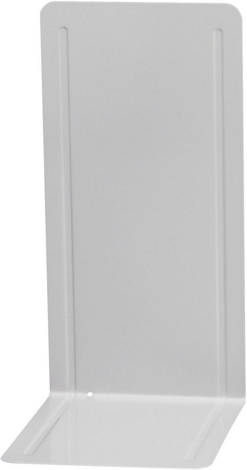 MAUL Buchstütze 82 Buchstütze Registraturstützen metall 120 x 240 x 140 mm grau 2 Stüc von MAUL