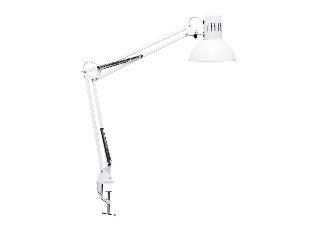 MAUL LED Schreibtischlampe Tischleuchte MAULstudy Klemme, exkl. Leuchtmittel E27, 9,5 Watt LED-Leuchtmittel, Verstellbarer Arm von MAUL