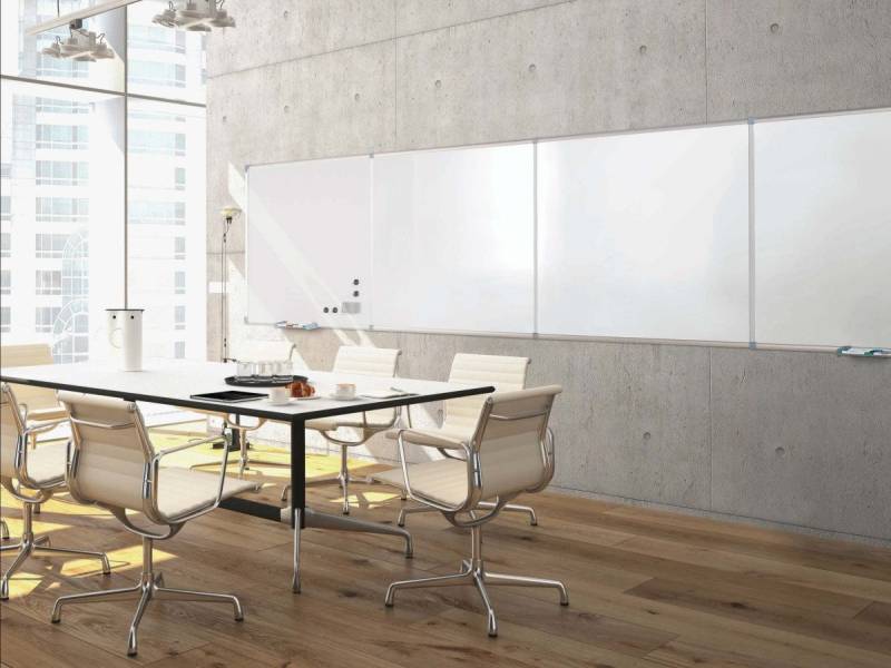 MAUL Magnettafel Endlos-Whiteboard Grundmodul Set 120x90cm hoch von MAUL