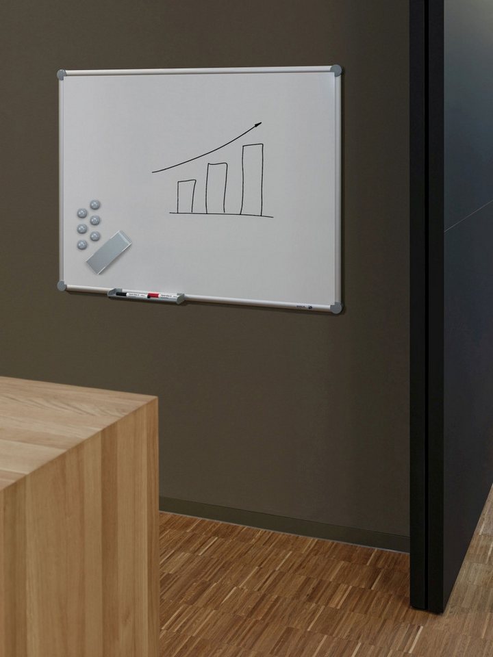 MAUL Magnettafel Whiteboard 2000 Maulpro 60x90cm Ecken grau MAUL Magnettafel Whiteboard 2000 Maulpro 60x90cm Ecken grau von MAUL