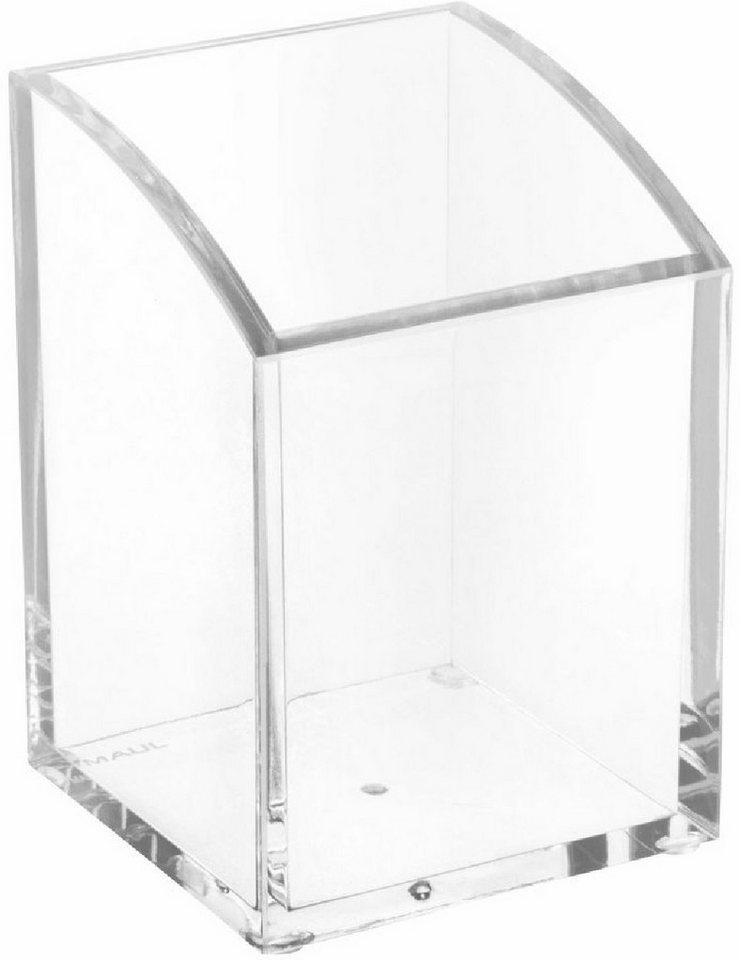 MAUL Tischaufsatz Stifteköcher Acryl glasklar (12 Stück) von MAUL