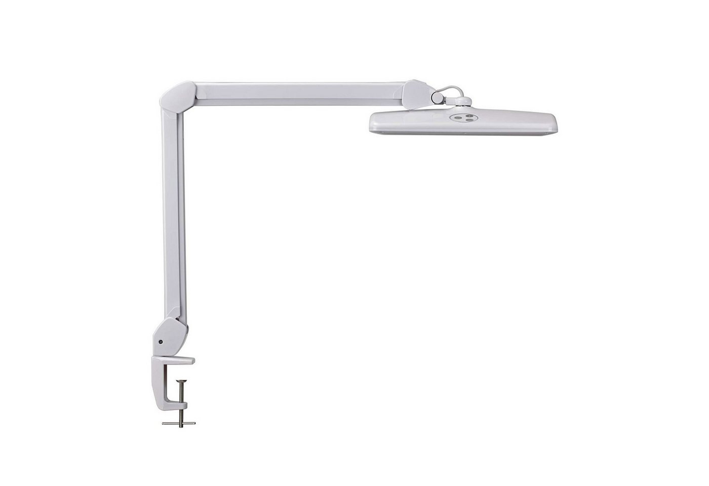 MAUL Tischleuchte MAUL Tischleuchte MAULintro LED 6.500 K dimmbar Klemmfuß weiß, LED wechselbar von MAUL