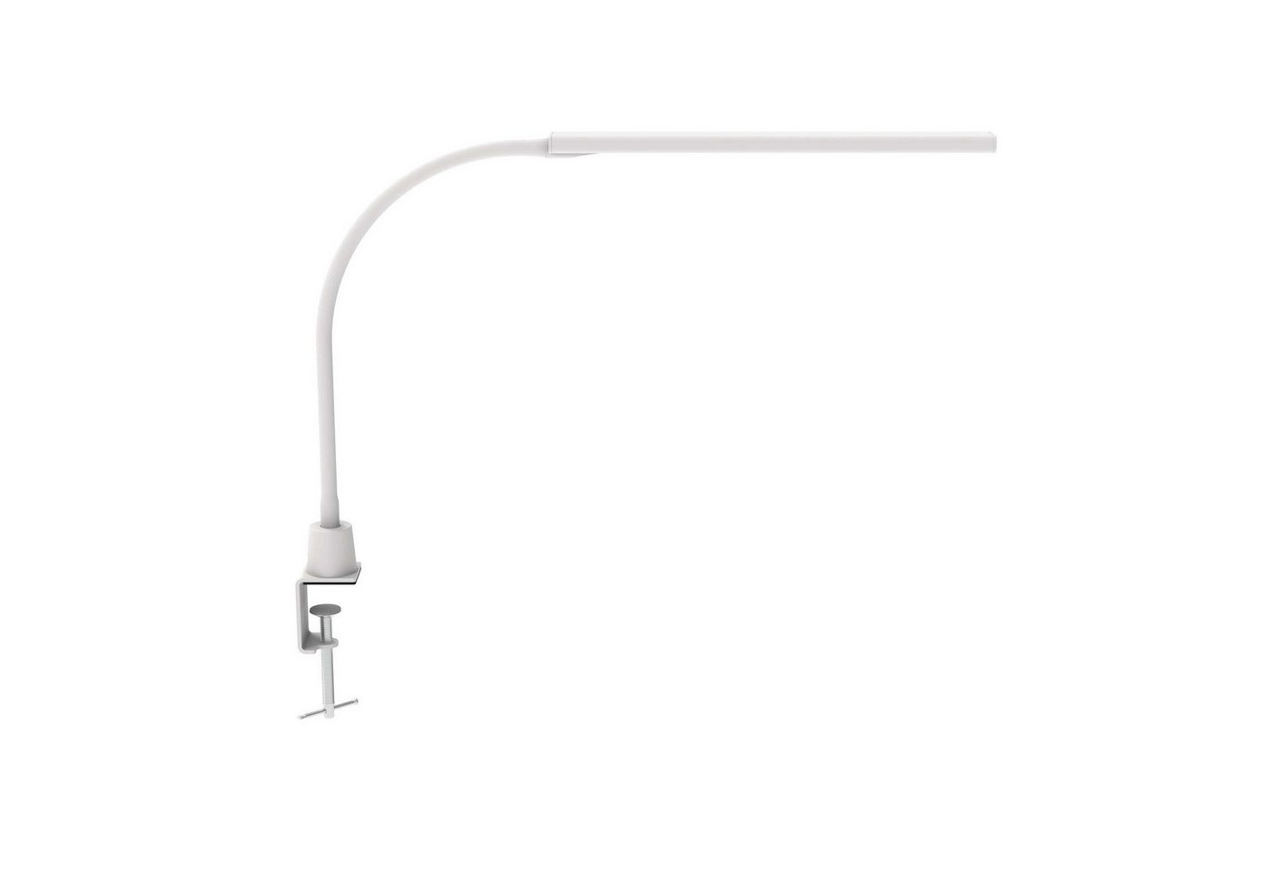 MAUL Tischleuchte MAUL Tischleuchte MAULpirro LED 3.000 K dimmbar Klemmfuß weiß, LED wechselbar von MAUL