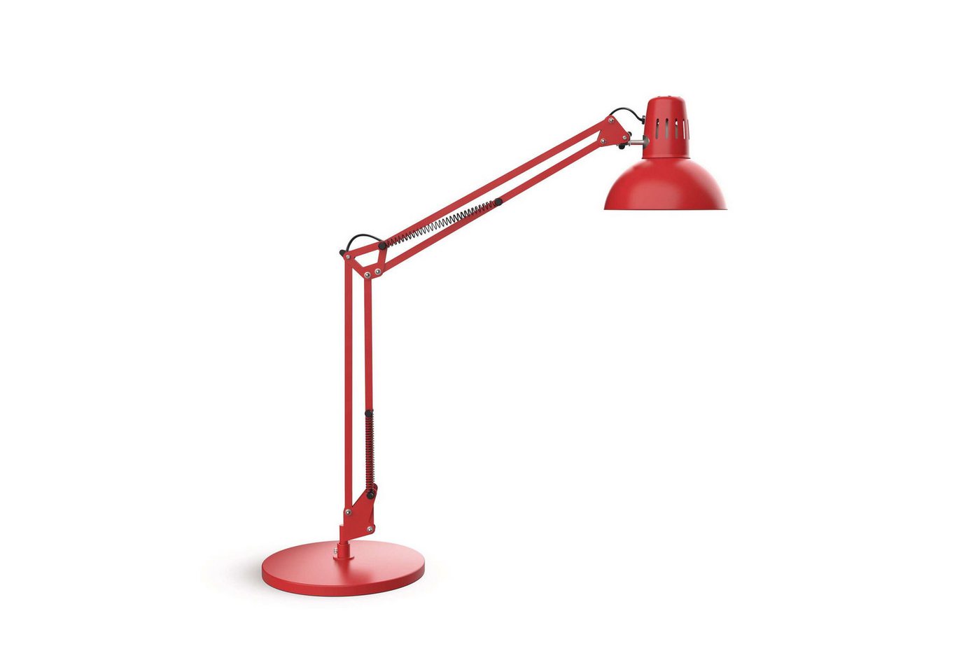 MAUL Tischleuchte MAUL Tischleuchte MAULstudy E27 ohne Leuchtmittel Standfuß rot, ohne Leuchtmittel wechselbar von MAUL