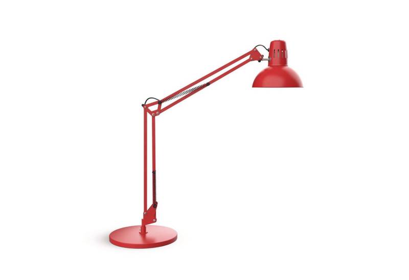 MAUL Tischleuchte MAUL Tischleuchte MAULstudy E27 ohne Leuchtmittel Standfuß rot, ohne Leuchtmittel wechselbar von MAUL