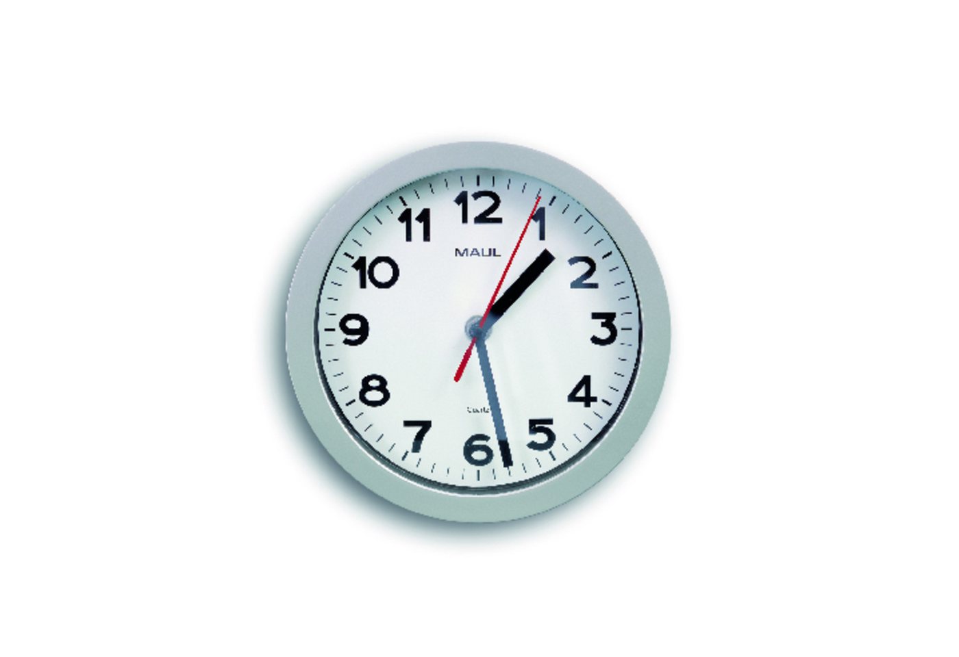 MAUL Uhr Wanduhr MAULstep 20 9052995 silber von MAUL