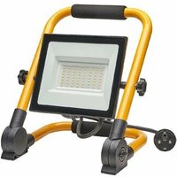 Maurer - Flacher LED-Strahler 100 Watt. Weißes Licht 4000º k ip 65 8000 Lumen Mit Tragegriff von MAURER