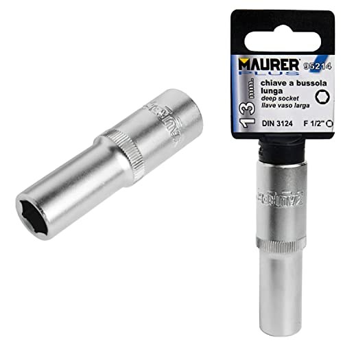 Maurer 2105602-Sechskant Steckschlüssel 1/2 lang, 8 mm von MAURER