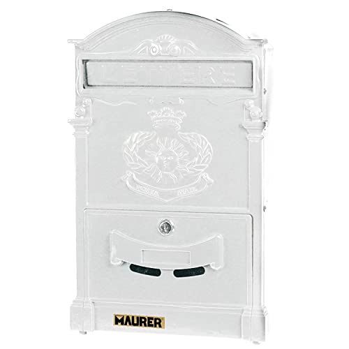 Maurer 3080615-white Buchstabe box-cast Aluminium von MAURER