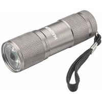 Handliche LED-Taschenlampe aus Aluminium, batteriebetrieben (1 aaa), 90 Lumen, 1 led, geriffelter Griff von MAURER