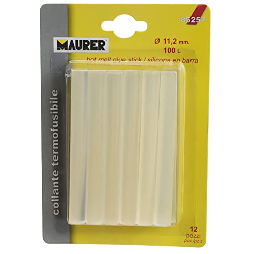 Maurer Stick für Heißklebesticks für Klebepistole 11,2 mm Verpackung 12 conf. von MAURER