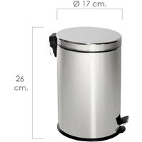 Nicht rostender Papierkorb Maurer 3 Liter 17x26 cm. Nicht rostender Papierkorb Maurer 3 Liter 17x26 cm. von MAURER