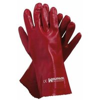 Rote PVC-Handschuhe 35 cm. (Paar) von MAURER