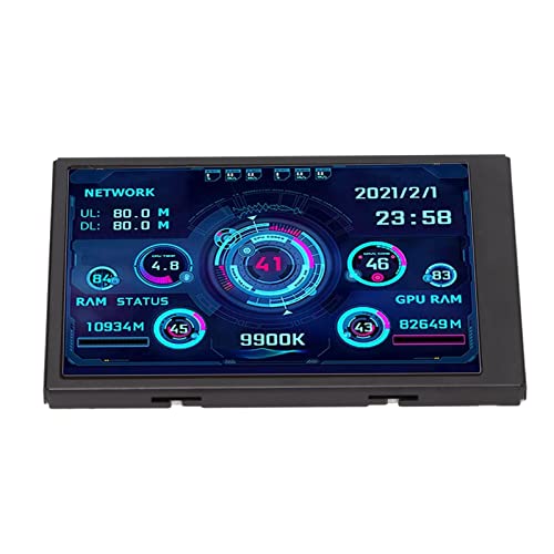 3,5 Zoll IPS USB Mini Bildschirm, AIDA64 PC CPU RAM Datenmonitor, PC Sensorpanel Display Temperaturmonitor, Multifunktionaler Computer Temperaturmonitor für Windows Systeme 3,5 Zoll IPS USB Mini Bildschirm, AIDA64 PC CPU RAM Datenmonitor, PC Sensorpanel Display Temperaturmonitor, Multifunktionaler Computer Temperaturmonitor für Windows Systeme von MAVIS LAVEN