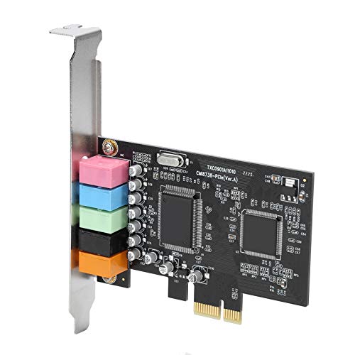Pcie 5.1-Kanal-Soundkarte 6-Kanal-Audiokarte CMI8738-Chip mit CD-Zubehör für WIN2000 / für XP/für Vista/für Win7 / 8/10 Linux Pcie 5.1-Kanal-Soundkarte 6-Kanal-Audiokarte CMI8738-Chip mit CD-Zubehör für WIN2000 / für XP/für Vista/für Win7 / 8/10 Linux von MAVIS LAVEN