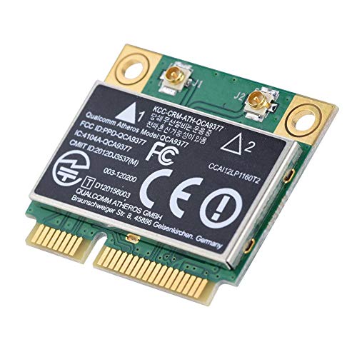 QCA9377 Mini PCI-E Wireless Karte, Dual Band 2.4G/5Ghz Netzwerkkarte Kompatibel mit Windows 7 10, 433 Mbit/s WiFi Mini PCI-E Karte für Desktop, Laptop, Industrielle Steuerungskarte von MAVIS LAVEN
