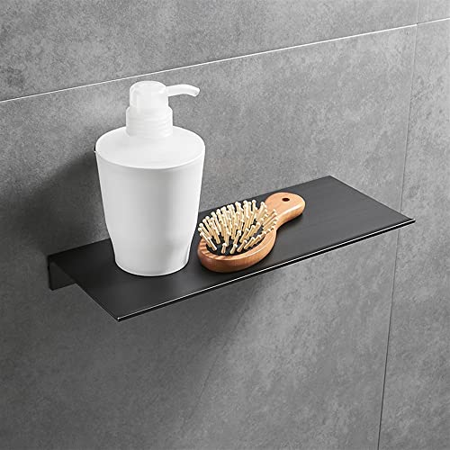 MAVNES Wandregal Space Aluminium Badezimmerregal, Duschregal Duschkabine, schwarzes Regal Badezimmerzubehör Shampoo Rack Badezimmer Regal (Color : Black 30cm) von MAVNES