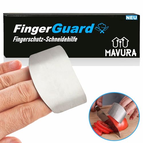 FingerGuard Finger Schutz Messerschnitt Fingerschutz, schneiden Küche Messer Schneidehilfe Gemüse Fleisch Geschenk von MAVURA