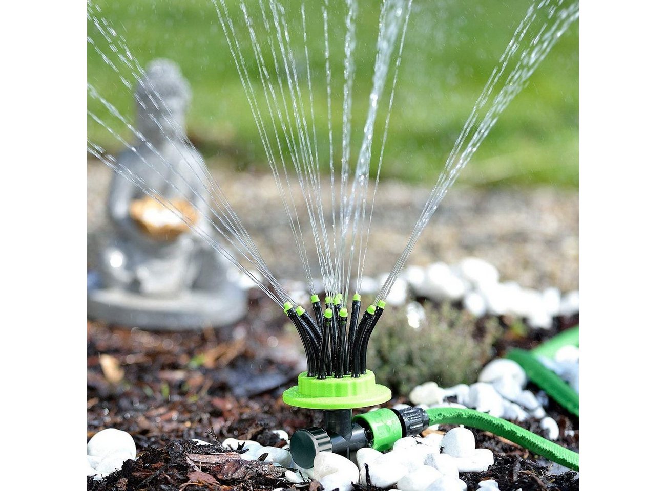 MAVURA Bewässerungssystem Sprinkly™ - die clevere automatische Gartenbewässerung, Rasen Sprinkler, Rasensprenger, Sprühregner, Garten Sprenkler von MAVURA