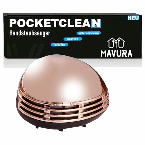 MAVURA POCKETCLEAN Akku-Handstaubsauger Tischsauger Tischstaubsauger Akku Handsauger Handstaubsauger Mini Tisch Staubsauger von MAVURA