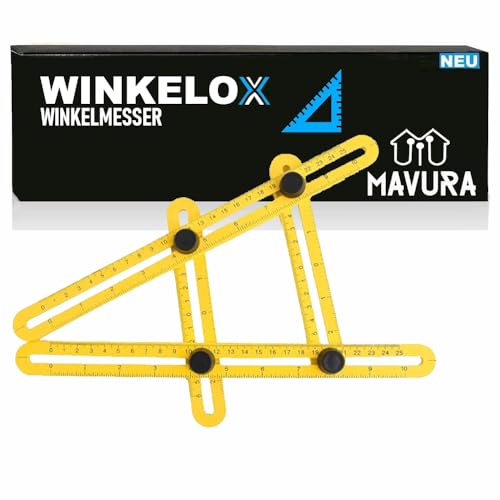 WINKELOX Winkelschablone Verstellbare Konturenlehre Schablone WINKELOX Winkelschablone Verstellbare Konturenlehre Schablone von MAVURA