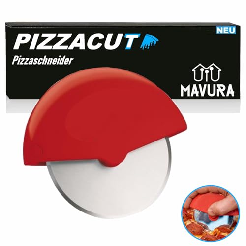 PIZZACUT XXL Pizzaroller Pizzarad Pizzamesser Pizzacutter von MAVURA