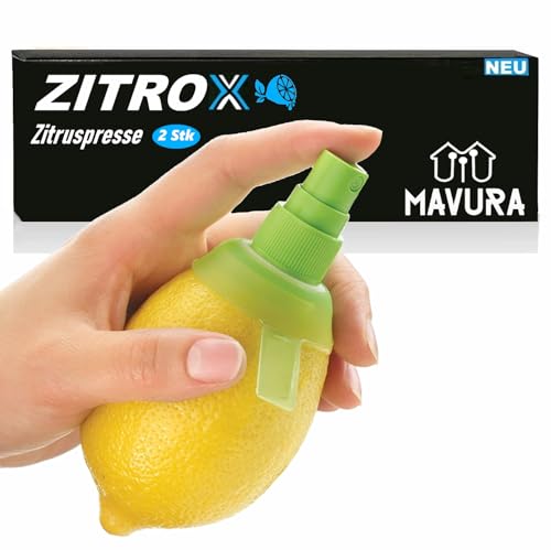 ZITROX Sprüher Limettenpresse Citrus Spray [2er Set] von MAVURA