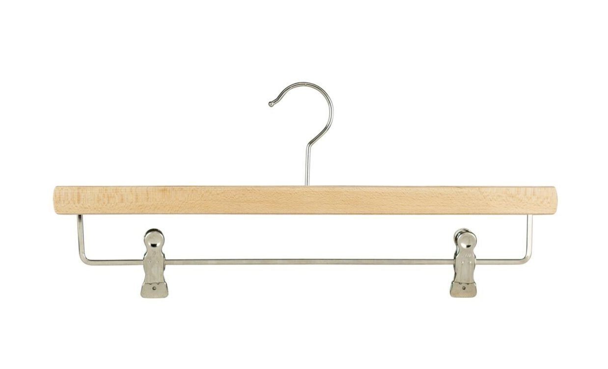 MAWA Kleiderbügel MAWA Klammernbügel, drehbarer Haken, geeignet für Hosen und Röcke, (10-tlg) von MAWA