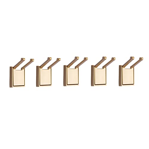 MAWERDCXG Wandhaken Metall Wandhaken 5-teiliger Haken Geeignet for Robe Hut Badezimmer Handtuchhalter for Wohnzimmer Gold Garderobenhaken MAWERDCXG Wandhaken Metall Wandhaken 5-teiliger Haken Geeignet for Robe Hut Badezimmer Handtuchhalter for Wohnzimmer Gold Garderobenhaken von MAWERDCXG