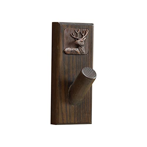 MAWERDCXG Wandhaken Retro Single Haken Mantel Handtuchhalter mit Eingangsbereich Kleidergestell Wandmontierter Haushalt Wandmontage Garderobenhaken(1 pieces-A) von MAWERDCXG